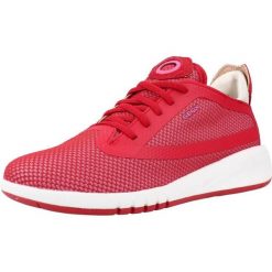 Buty GEOX D AERANTIS C Czerwony. Czerwone trekkingi Geox, ze skóry, trekkingowe. Za 300.99 zł.