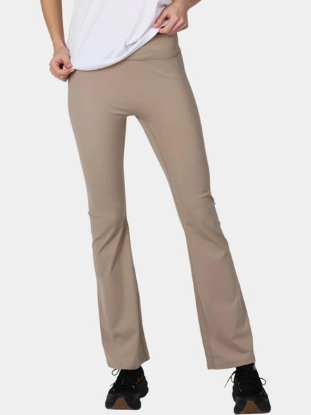 Legginsy Damskie Luhta Eevala. Brązowe legginsy Luhta, s, bez wzorów, z elastanu. Za 299.00 zł.