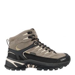 Buty trekkingowe damskie CMP RIGEL 2.0 MID skóra wodoodporne. Szare trekkingi CMP, ze skóry, trekkingowe. Za 449.99 zł.