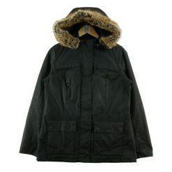 Second life - Parka damska Barbour Ellen Wax ciré Y2K - Stan bardzo dobry. Czarne parki Barbour, l, z tkaniny, klasyczne, bez kaptura. Za 425.96 zł.