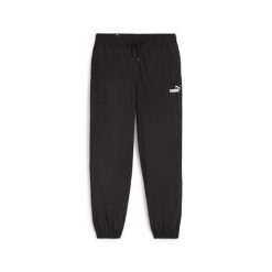 Spodnie sportowe damskie Puma Ess+ Woven. Czarne spodnie dresowe Puma, l, bez wzorów, z dresówki. Za 356.00 zł.