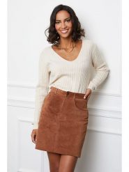 L'armoire de Suzette Sweter w kolorze kremowym rozmiar: 38/40. Brązowe swetry L'armoire de Suzette, l, bez wzorów, z kaszmiru, bez ramiączek. Za 136.13 zł.