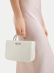 Nine West Torebka CEO-Astor Vibe-KY323-1 Écru. Białe torebki klasyczne Nine West, bez wzorów, z materiału, bez dodatków. Za 199.99 zł.