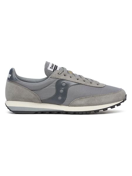 Saucony Sneakersy "Trainer 80" w kolorze szarym rozmiar: 41. Szare trampki Saucony, bez wzorów, bez zapięcia. Za 253.45 zł.