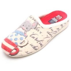 Kapcie Gema Muis dla Kobiet 40 - Elegancki i Wygodny Design. Szare obuwie domowe Zumba, bez wzorów, bez zapięcia. Za 152.99 zł.
