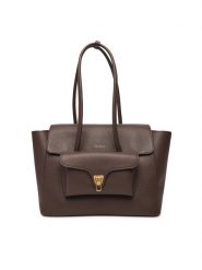 Coccinelle Torebka E1 T8A 11 02 01 Brązowy. Brązowe shopper Coccinelle, bez wzorów, ze skóry, bez dodatków. Za 1,999.00 zł.