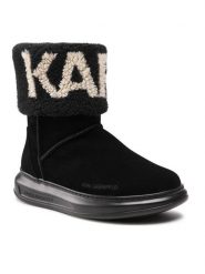 KARL LAGERFELD Śniegowce KL44552 Czarny. Czarne botki KARL LAGERFELD, ze skóry. Za 869.99 zł.