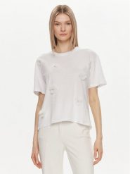 Kontatto T-Shirt SH516 Biały Regular Fit. Białe t-shirty Kontatto, bez wzorów, bez kołnierzyka, bez ramiączek. Za 139.99 zł.
