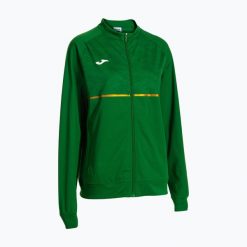 Bluza do biegania damska Joma Record III Full Zip. Zielone bluzy Joma, l, bez wzorów, bez kaptura. Za 139.99 zł.