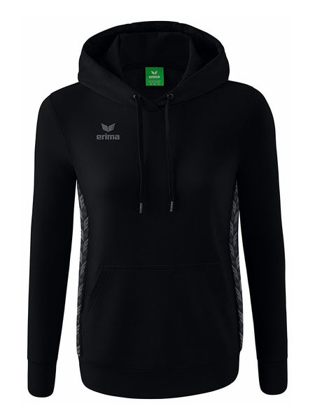 Erima Bluza "Essential Team" w kolorze czarnym rozmiar: 40. Czarne bluzy Erima, bez wzorów, z bawełny, z kapturem. Za 139.95 zł.