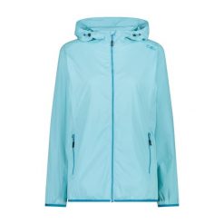 Kurtka damska przeciwdeszczowa CMP 32X5796. Niebieskie kurtki sportowe CMP, m, bez wzorów, z tkaniny, trekkingowe. W wyprzedaży za 139.99 zł.