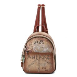Brązowy Plecak Damski Anekke W Stylu Boho. Brązowe plecaki Anekke, bez wzorów. Za 369.00 zł.