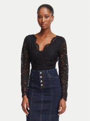 Morgan Body 262-TEANA Czarny Slim Fit. Czarne body Morgan, l, bez wzorów. Za 239.99 zł.