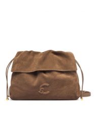 Coccinelle Torebka V9G Coccinellelidia Suede Bim E1 V9G 13 03 01 Beżowy ciemny. Brązowe listonoszki Coccinelle, bez wzorów, ze skóry, bez dodatków. Za 1,399.00 zł.