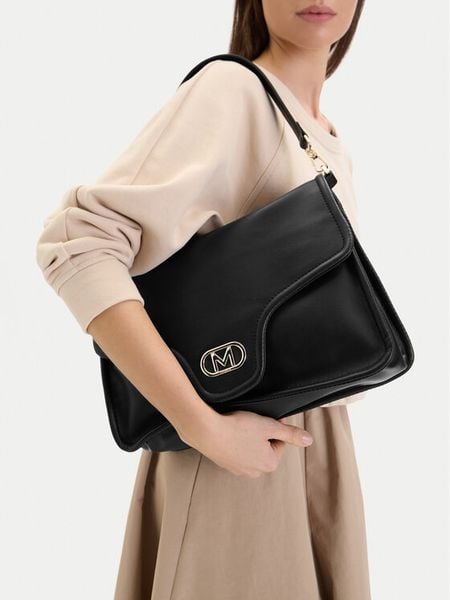 MEXX Torebka EO-MEXX-B-001-09 Czarny. Czarne torebki klasyczne Mexx, bez wzorów, z materiału, bez dodatków. Za 130.99 zł.
