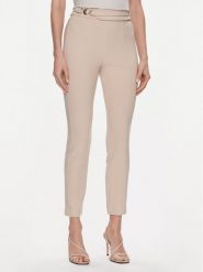 Marciano Guess Spodnie materiałowe Karen 4RGB02 6869Z Beżowy Slim Fit. Brązowe spodnie materiałowe Marciano Guess, z aplikacjami, z materiału. Za 419.99 zł.