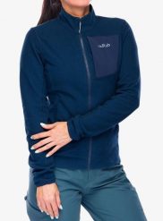 Bluza rozpinana damska Rab Tecton Jacket. Niebieskie bluzy RAB, s, bez wzorów, z materiału, bez kaptura. Za 315.50 zł.