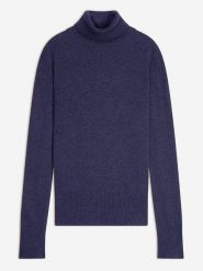 AUTHENTIC CASHMERE Kaszmirowy golf "Fornet" w kolorze niebieskim rozmiar: L. Niebieskie golfy AUTHENTIC CASHMERE, l, bez wzorów, z kaszmiru, bez ramiączek. Za 369.99 zł.