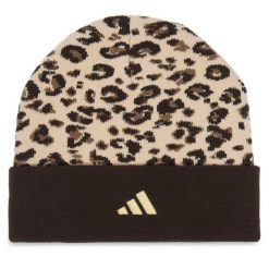 Czapka adidas. Brązowe czapki Adidas, bez wzorów. Za 89.99 zł.