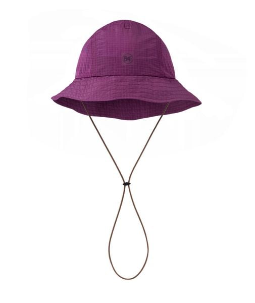 Kapelusz BUFF GO BUCKET HAT SOLID. Zielone kapelusze Buff, bez wzorów, z materiału. Za 149.99 zł.