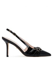 Marciano Guess Szpilki 5GGZ31 7231A Czarny. Czarne szpilki Marciano Guess, z aplikacjami, ze skóry, bez obcasa, na szpilce, bez zapięcia. Za 869.99 zł.