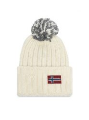 Napapijri Czapka Semiury NP0A4GKC Beżowy. Brązowe czapki Napapijri, bez wzorów. Za 219.99 zł.