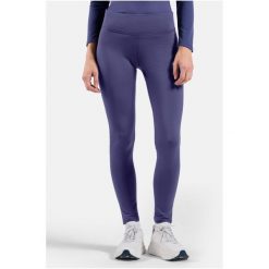 Legginsy Odlo Tights ESSENTIAL WARM. Fioletowe legginsy Odlo, bez wzorów. Za 339.99 zł.