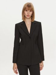 Simona Corsellini Marynarka A24CPGI017 Czarny Slim Fit. Czarne marynarki i żakiety SIMONA CORSELLINI, bez wzorów, z syntetyku. Za 929.99 zł.