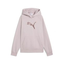 Damska bluza z kapturem Essentials Sequins PUMA. Czerwone bluzy Puma, l, bez wzorów, z bawełny, z kapturem. Za 249.00 zł.