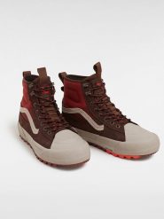 Vans Skórzane sneakersy "Sk8-Hi" w kolorze bordowym rozmiar: 45. Czerwone trampki Vans, bez wzorów, z gore-texu, za kostkę, bez zapięcia. Za 289.88 zł.