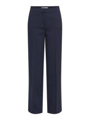 ONLY Spodnie materiałowe Raven 15357586 Granatowy Straight Fit. Niebieskie spodnie materiałowe Only, bez wzorów, z materiału. Za 169.99 zł.