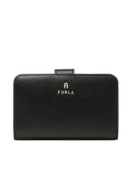 Furla Duży Portfel Damski Camelia WP00314-ARE000-O6000-1-007-20-CN-P Czarny. Czarne portfele Furla, bez wzorów, ze skóry. Za 519.99 zł.