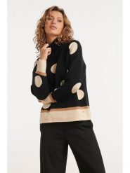 Smashed Lemon Sweter w kolorze czarnym rozmiar: XXL. Czarne golfy Smashed Lemon, xxl, bez wzorów, bez ramiączek. Za 104.99 zł.