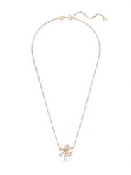 Swarovski Pozłacany naszyjnik z elementem ozdobnym - dł. 38 cm rozmiar: onesize. Czerwone naszyjniki SWAROVSKI, z kryształem, metalowe. Za 217.99 zł.