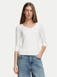 Guess Jeans Sweter W6BI56 K6890 Szary jasny Slim Fit. Szare swetry Guess Jeans, xl, z aplikacjami, z jeansu, bez ramiączek. Za 194.99 zł.