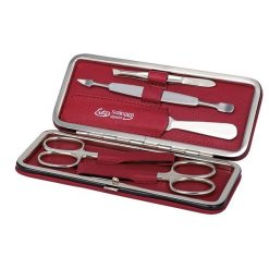 ERBE Manicure Clip-Top Case Range "Siena", red, 5 pcs. Kuferki do makijażu 1 ct 1 szt. Zestawy ERBE. Za 357.99 zł.