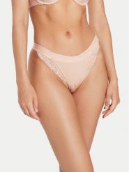Guess Stringi Jane O4YE00 PZ01C Beżowy. Brązowe stringi Guess, z aplikacjami, z syntetyku. Za 79.99 zł.