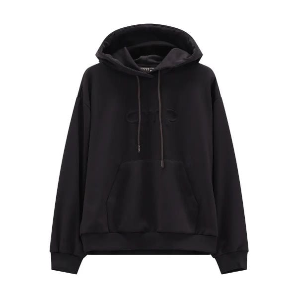 Damska bluza z kapturem z haftem CMP. Czarne bluzy CMP, s, bez wzorów, z materiału, z kapturem. Za 308.50 zł.