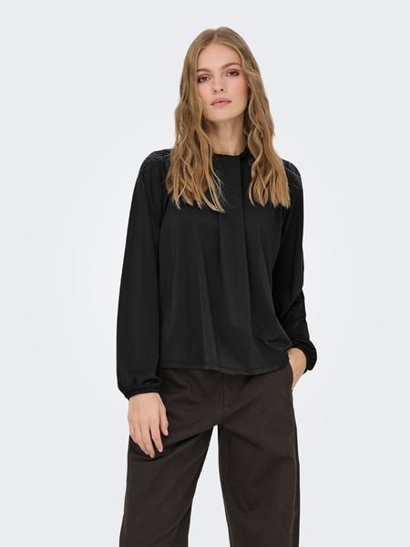 JDY Bluzka w kolorze czarnym rozmiar: XL. Czarne bluzki JDY, xl, bez wzorów, bez kołnierzyka, bez ramiączek. Za 70.08 zł.