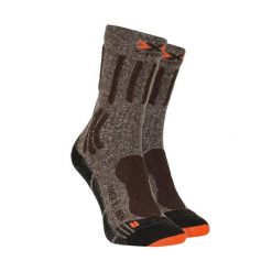 Skarpety trekkingowe X-Socks Trek X Linen Grey Brown. Brązowe skarpety X Socks, bez wzorów. Za 75.00 zł.