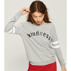 Bluza z nadrukiem - Jasny szar. Bluzy Sinsay. Za 39.99 zł.