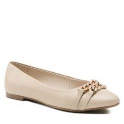 Baleriny Lasocki. Brązowe baleriny Lasocki, bez wzorów, bez obcasa. Za 144.99 zł.