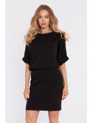 Made of emotion Sukienka w kolorze czarnym rozmiar: XXL. Czarne sukienki Made Of Emotion, xxl, bez wzorów, bez kołnierzyka, bez ramiączek, mini. Za 289.45 zł.