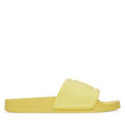 Klapki Liu Jo. Żółte klapki Liu Jo, bez wzorów, bez obcasa. Za 159.99 zł.