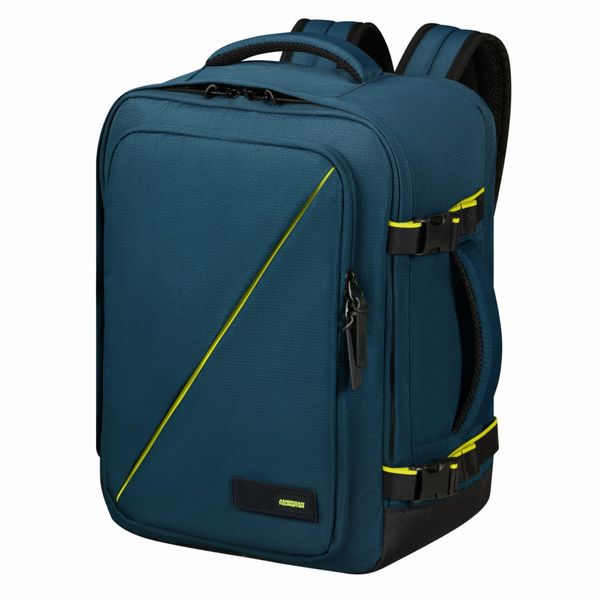 Plecak kabinowy American Tourister Take2cabin. Niebieskie plecaki American Tourister, bez wzorów. Za 230.70 zł.