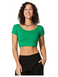 Ipanima Koszulka w kolorze zielonym rozmiar: 34-40. Zielone bluzki Ipanima, bez wzorów, z bawełny, klasyczne, bez kołnierzyka, bez ramiączek. Za 48.39 zł.