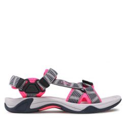 Sandały CMP. Szare sandały CMP, bez wzorów, sportowe, bez obcasa, bez zapięcia. Za 129.99 zł.