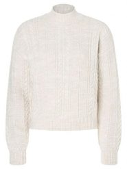 More & More Sweter w kolorze kremowym rozmiar: 42. Brązowe swetry More & More, bez wzorów, ze splotem, bez ramiączek. Za 136.45 zł.