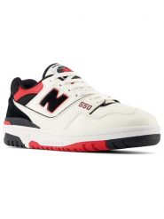 New Balance Skórzane sneakersy "550" w kolorze biało-czerwonym rozmiar: 42,5. Białe trampki New Balance, bez wzorów, bez zapięcia. Za 338.21 zł.