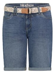 Sublevel Bermudy dżinsowe w kolorze niebieskim rozmiar: XS. Niebieskie szorty Sublevel, z aplikacjami, ze skóry, klasyczne. Za 113.99 zł.